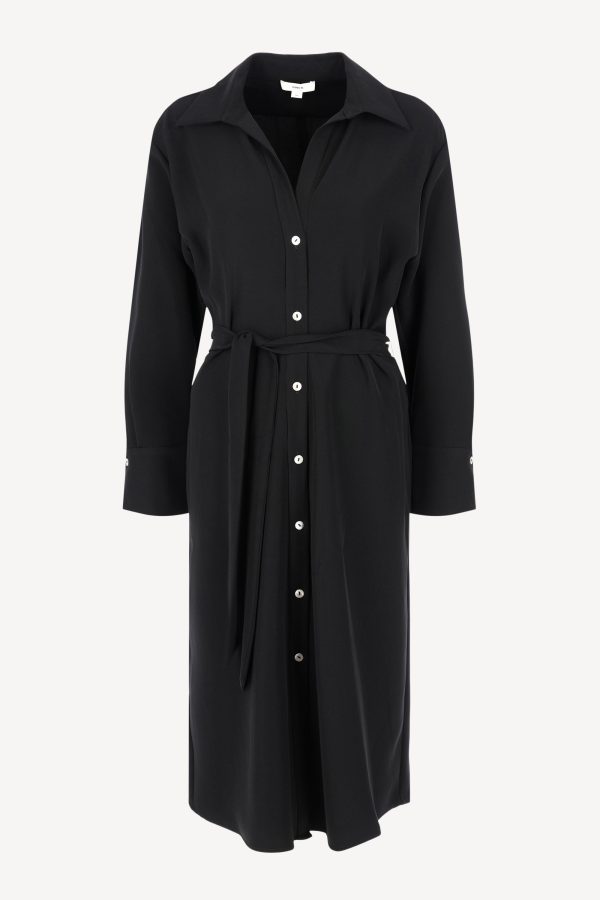 Blouse dress in black