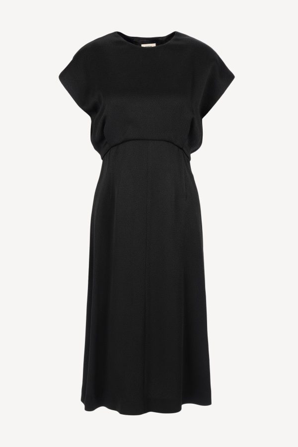 Dress Heavy Seersucker in Black